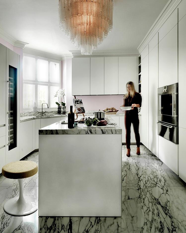 Interior design of London City apartment by Caroline Legrand Design